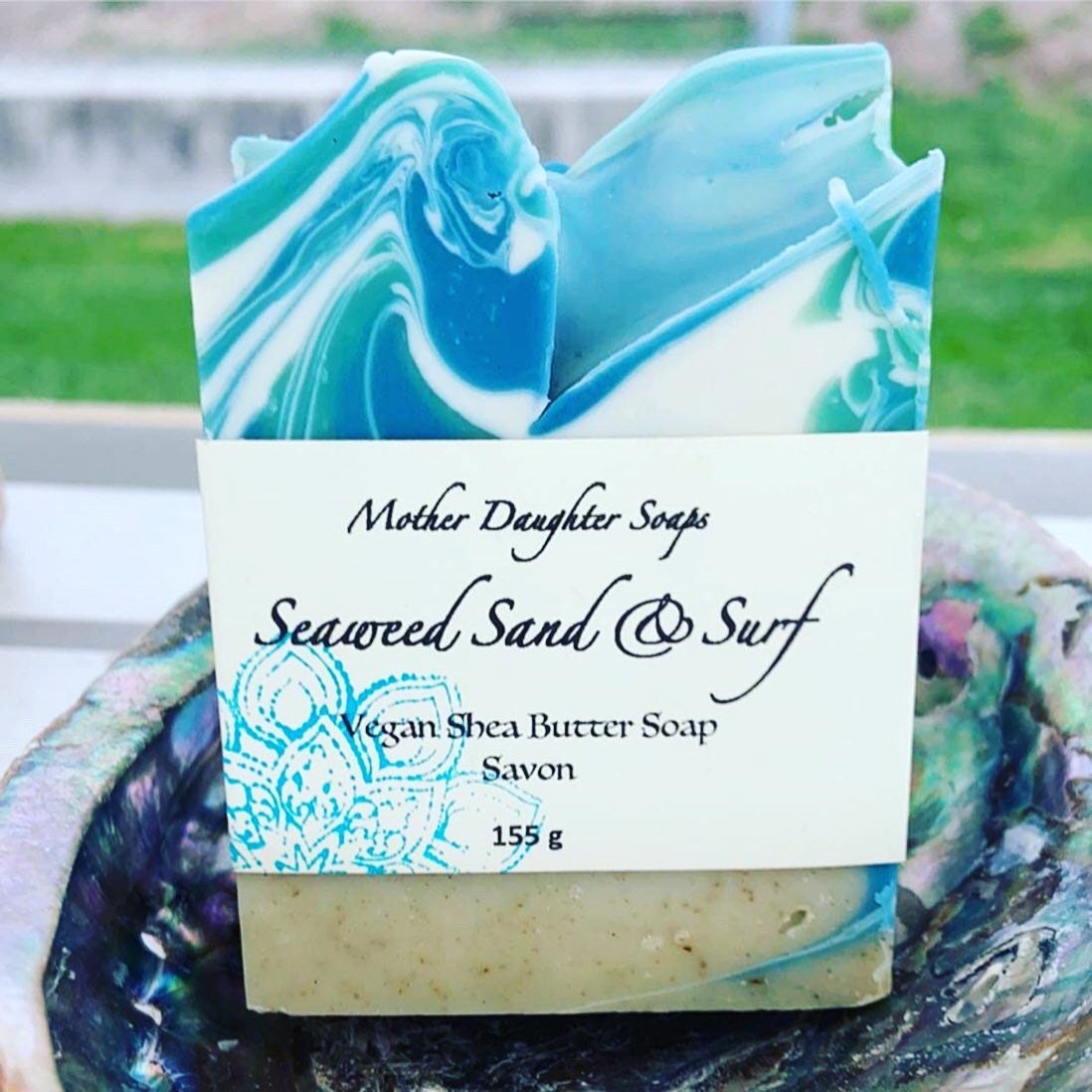 Seaweed Sand & Surf/Organic Shea Butter/Peppermint/Eucalyptus/Spearmint Essential oils/Handcrafted on Vancouver Island, Victoria, B.C.Canada