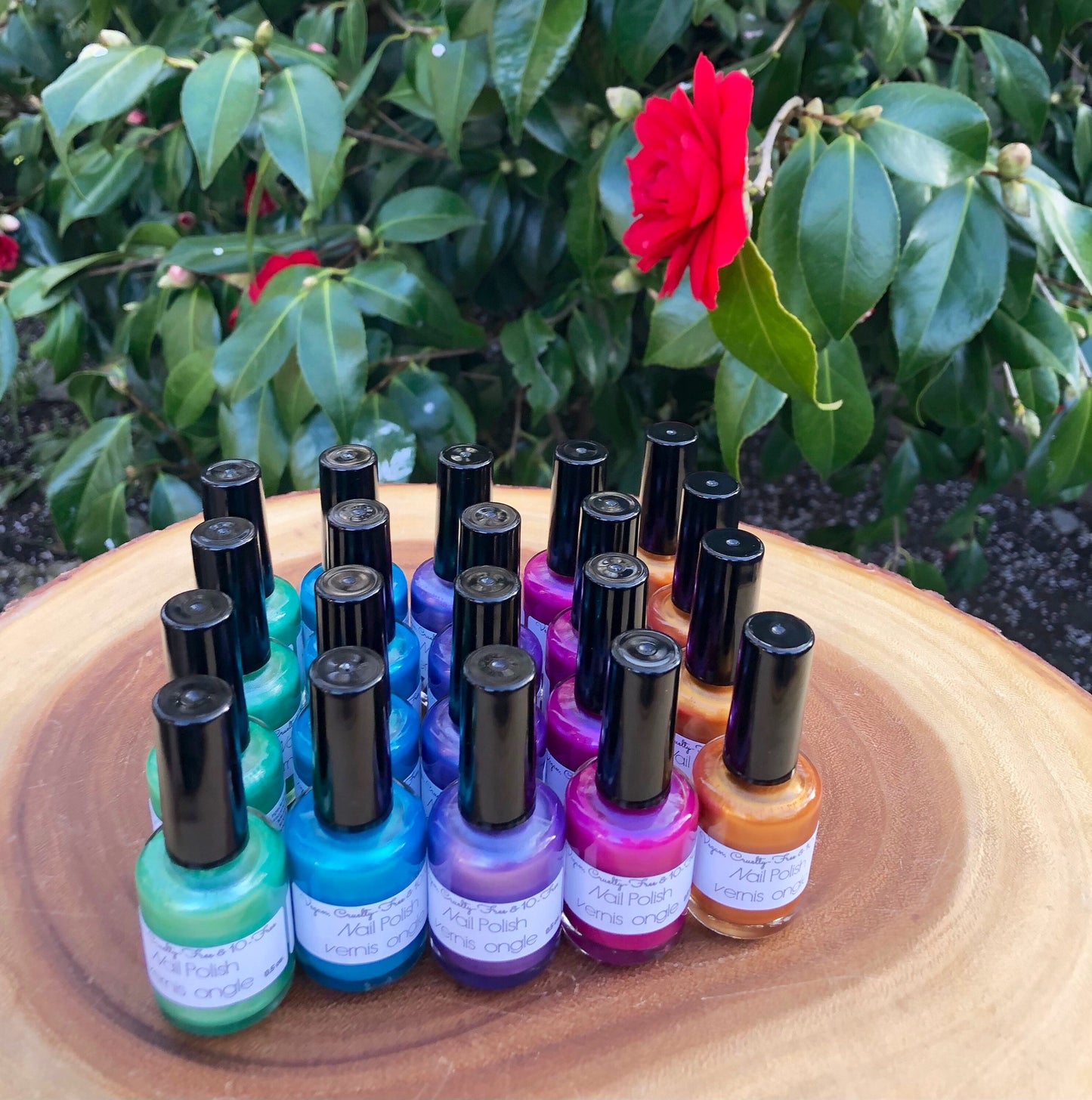 Nail polish/10-Free Nail Polish/Free from 10 Main Hormone Disruptors/Ethically Sourced Mica/Vegan/Cruelty Free/Handcrafted in Victoria, B.C.