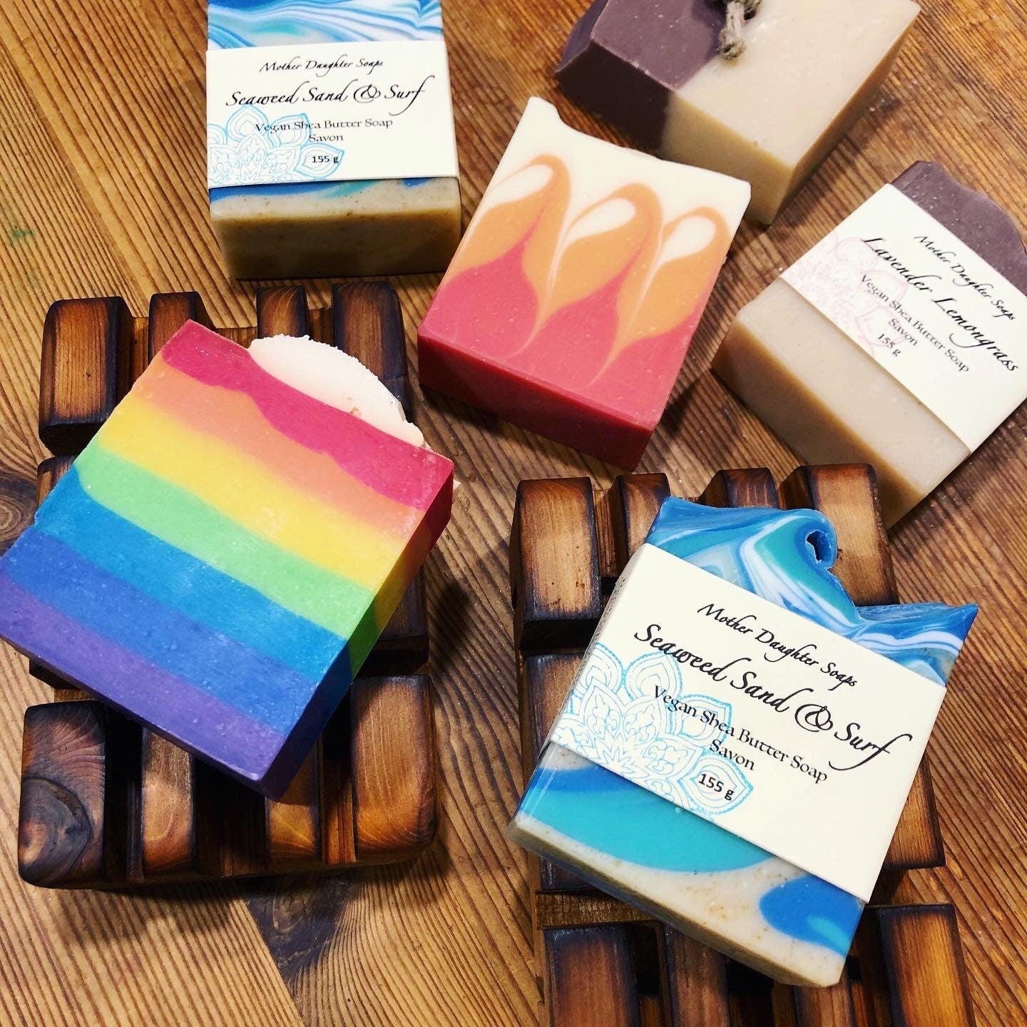 Love Is Love/Orange/Pineapple/Peach/Vanilla/Vegan/Artisan Soap/Organic Shea Butter/Handmade on Vancouver Island, Victoria B.C. Canada